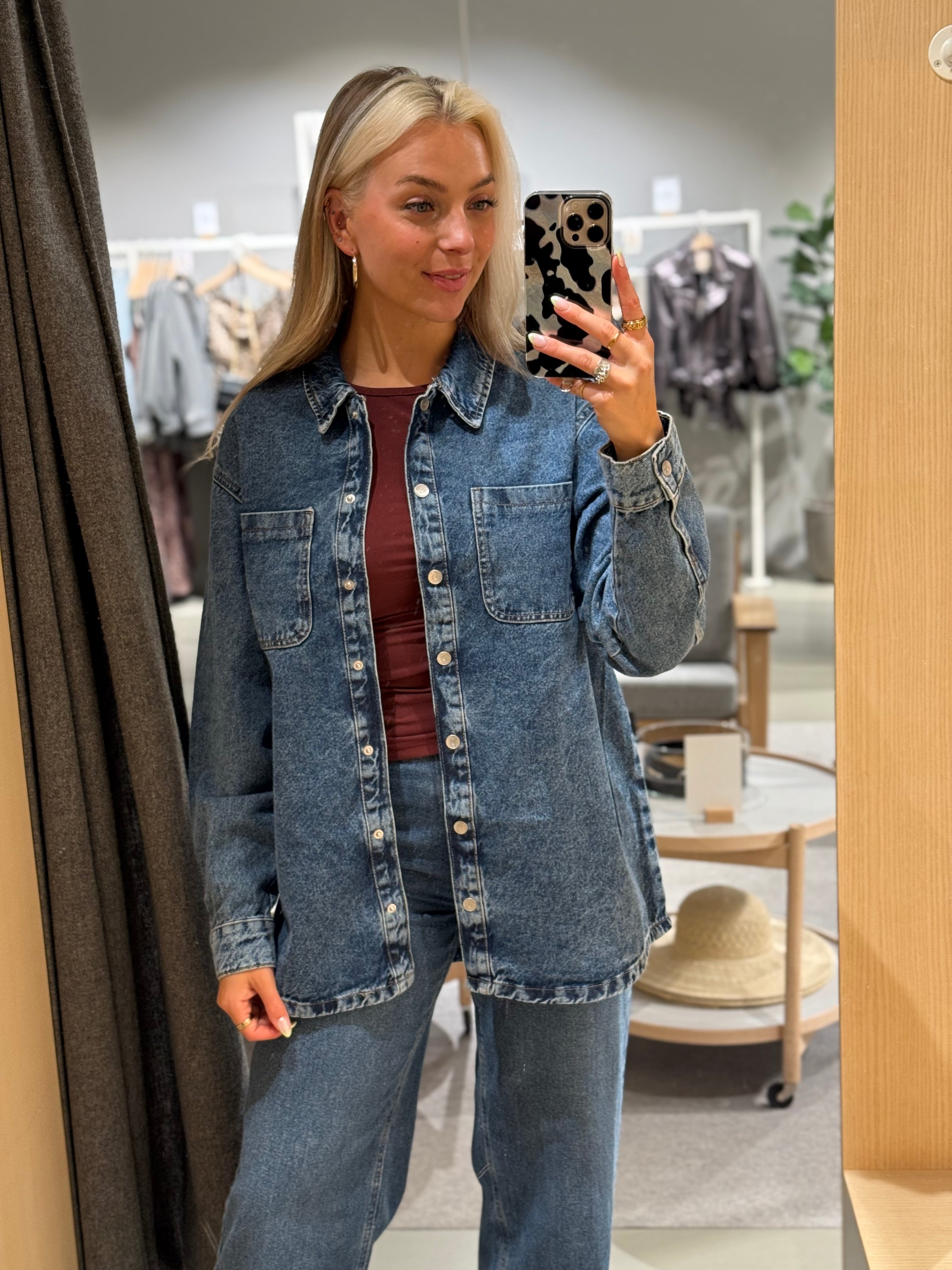 NMALVA Jacket - Medium Blue Denim